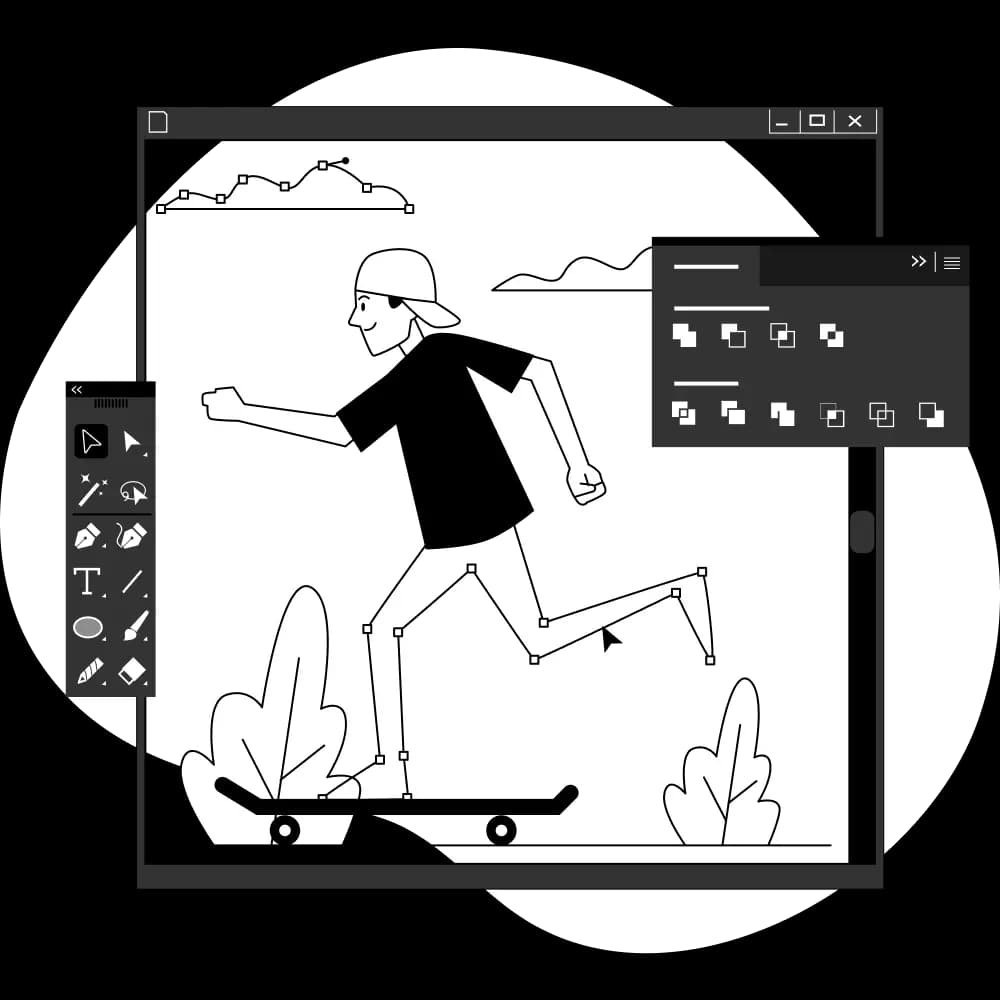 UI/UX Design Tools and Technologies visualization